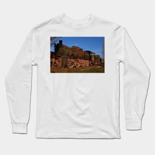 Vintage steam loco, Bucharest Long Sleeve T-Shirt